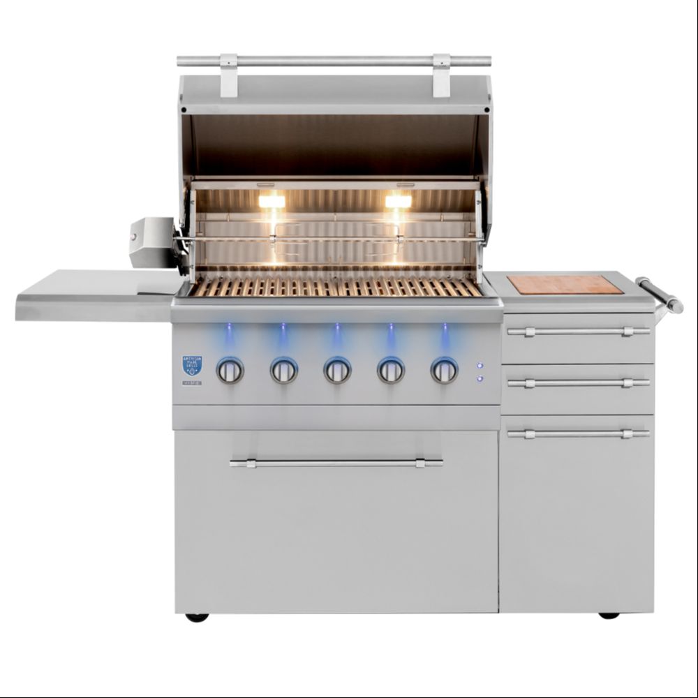 Freestanding Encore - 36" Hybrid Grill - Image 3