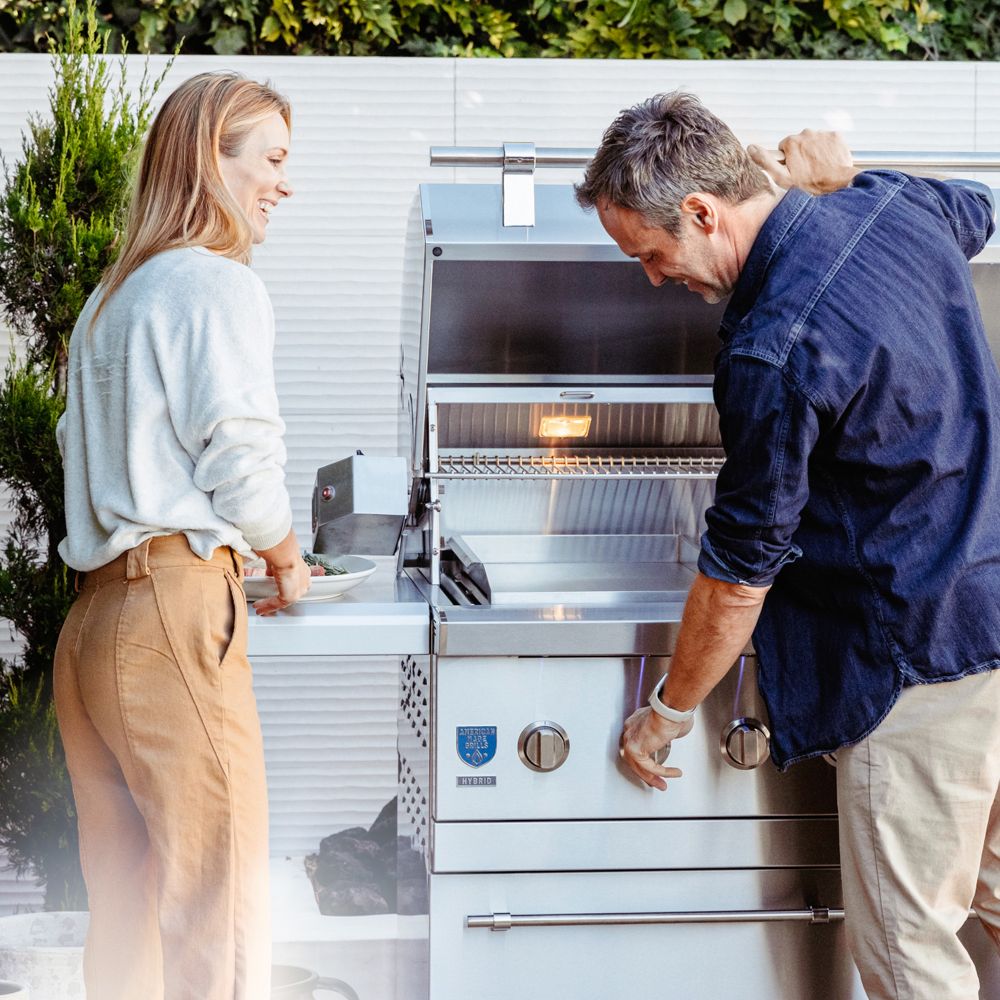 Freestanding Encore - 36" Hybrid Grill - Image 4